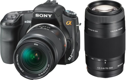 Sony Alpha A200W 10.2MP Digital SLR Camera